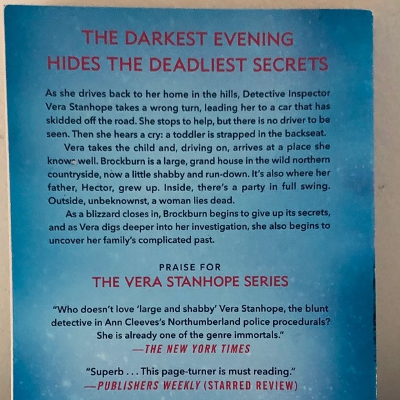 The Darkest Evening detective novel paperback - Picture 4 of 5